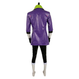 TV Suicide Squad Isekai 2024 Joker Purple Leather Outfit Cosplay Costume Outfits Halloween Carnival Suit