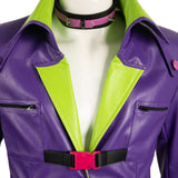 TV Suicide Squad Isekai 2024 Joker Purple Leather Outfit Cosplay Costume Outfits Halloween Carnival Suit