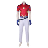 TV Suicide Squad Isekai 2024 Peacemaker Red Outfit Cosplay Costume Outfits Halloween Carnival Suit