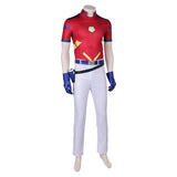 TV Suicide Squad Isekai 2024 Peacemaker Red Outfit Cosplay Costume Outfits Halloween Carnival Suit