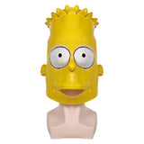 TV The Simpsons Bart Simpson Mask Helmet Cosplay Accessories Halloween Party Costume Props