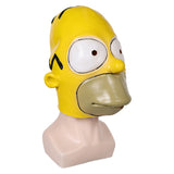 TV The Simpsons Homer Jay Simpson Mask Helmet Cosplay Accessories Halloween Party Costume Props