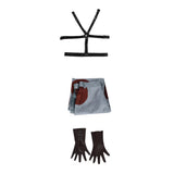 Twisted Metal Sweet Tooth  Gray Outfit Cosplay Costume Outfit Halloween Carnival Suit