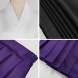 Uraume Women Black Outfit Cosplay Costume Outfit Halloween Carnival Suit