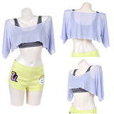 Uta Cosplay Top Shorts Vest Women Cosplay Costume Outfit Halloween Carnival Suit
