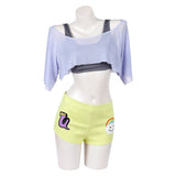 Uta Cosplay Top Shorts Vest Women Cosplay Costume Outfit Halloween Carnival Suit