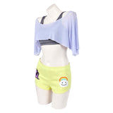 Uta Cosplay Top Shorts Vest Women Cosplay Costume Outfit Halloween Carnival Suit