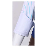 Valorant Chamber Gender-swapped Women Blue Outfit Cosplay Costume Outfit Halloween Carnival Suit