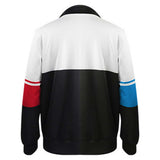 VALORANT JETT Theme Black and White Coat Cosplay Costume Outfit Halloween Carnival Suit