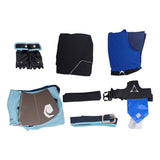 Valorant Jett Women Blue Outfit Cosplay Costume Outfit Halloween Carnival Suit
