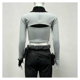 VALORANT Sage Women White Crop Top Cosplay Costume Outfit Halloween Carnival Suit