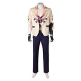 Valorant Tejo Yellow Top Pants Full Set Cosplay Costume Outfits Halloween Carnival Suit