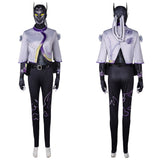 Valorant Vyse Women Black Outfit Cosplay Costume Outfits Halloween Carnival Suit