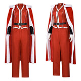 Violent Night Mrs. Claus Women Red Outfit Cosplay Costume Outfit Halloween Carnival Suit