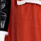 Violent Night Mrs. Claus Women Red Outfit Cosplay Costume Outfit Halloween Carnival Suit
