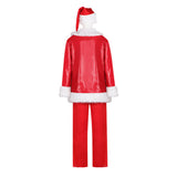 Violent Night Nick Red Santa Claus Suit Cosplay Costume Outfit Halloween Carnival Suit