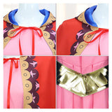 Vivi Women Pink Outfit Cosplay Costume Outfit Halloween Carnival Suit