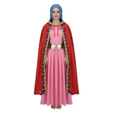 Vivi Women Pink Outfit Cosplay Costume Outfit Halloween Carnival Suit
