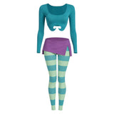 W.I.T.C.H Irma Lair Women Green Outfit Cosplay Costume Outfit Halloween Carnival Suit