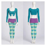 W.I.T.C.H Irma Lair Women Green Outfit Cosplay Costume Outfit Halloween Carnival Suit