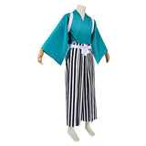 Wano Country Arc Usopp Blue Kimono Outfit Cosplay Costume Outfit Halloween Carnival Suit