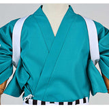 Wano Country Arc Usopp Blue Kimono Outfit Cosplay Costume Outfit Halloween Carnival Suit