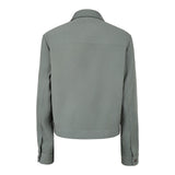 Ward Women Gray Coat Cosplay Costume Outfit Halloween Carnival Suit