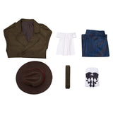 Watchmen Chapter I (2024) Rorschach Brown Outfit Cosplay Costume Outfits Halloween Carnival Suit