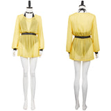 Watchmen Chapter I (2024) Silk Spectre Women Yellow Outfit Cosplay Costume Outfits Halloween Carnival Suit