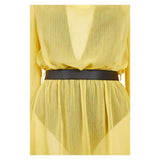 Watchmen Chapter I (2024) Silk Spectre Women Yellow Outfit Cosplay Costume Outfits Halloween Carnival Suit