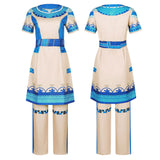 What If TV Kahhori Women Blue Top Pants Set Cosplay Costume Outfits Halloween Carnival Suit