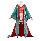 White Snake 2024 Baoqing Women Green Outfit Cosplay Costume Outfits Halloween Carnival Suit