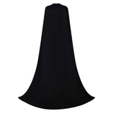 Wicked 2024 Elphaba Women Black Cloak Cosplay Costume Outfits Halloween Carnival Suit