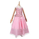 Wicked 2024 Glinda Kids Children Pink Dress Cosplay Costume Outfits Halloween Carnival Suit