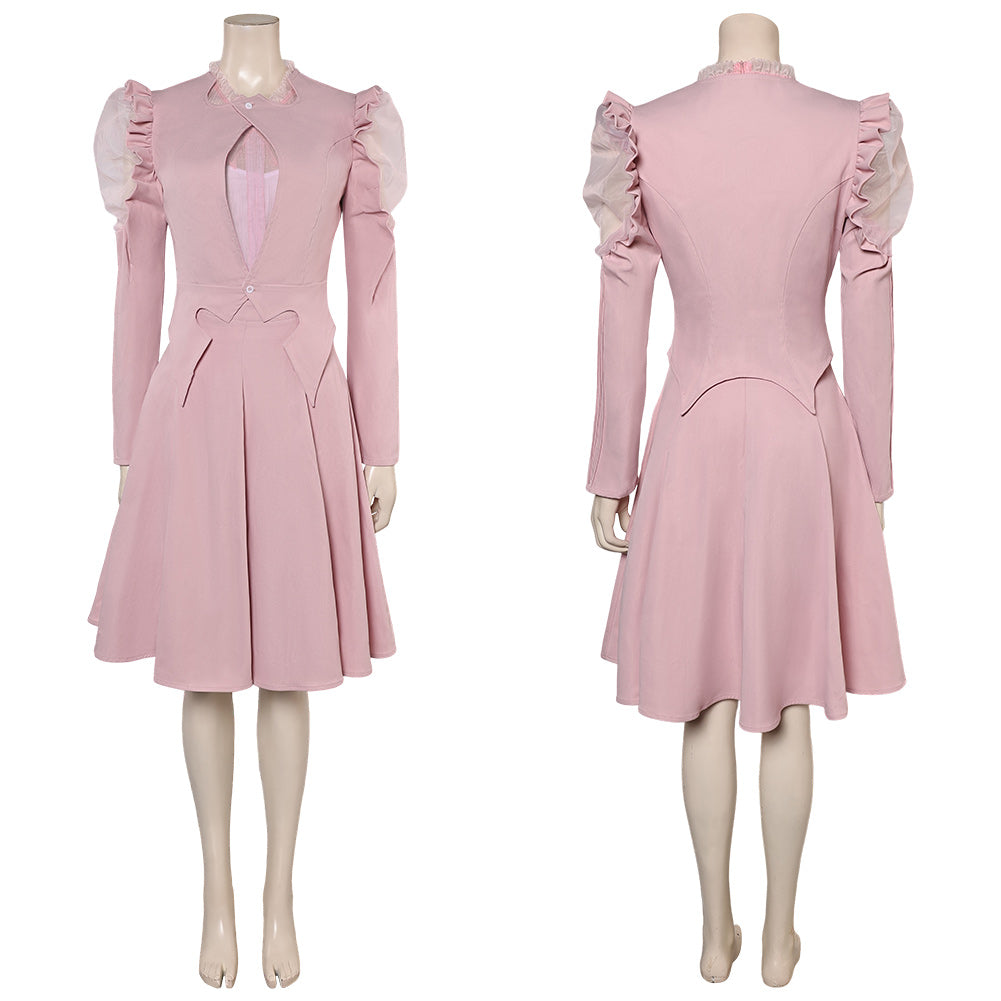Wicked 2024 Glinda Women Pink Dress Cosplay Costume Outfits Halloween TrendsinCosplay Wicked 2024 Glinda Women Pink Dress Cosplay Costume Outfits Halloween TrendsinCosplay