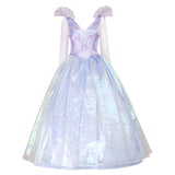 Wicked Glinda Light Purple Sleeveless Outfit Cosplay Costume Outfits Halloween Carnival Suit