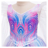 Wicked: For Good Glinda  Kids Light Purple Dress Cosplay Costume Outfits Halloween Carnival Suit