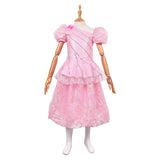 Wicked: The Good Glinda Kids Pink Tulle Dress Cosplay Costume Outfits Halloween Carnival Suit