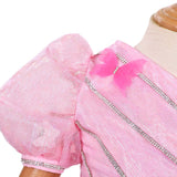 Wicked: The Good Glinda Kids Pink Tulle Dress Cosplay Costume Outfits Halloween Carnival Suit