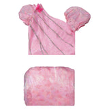 Wicked: The Good Glinda Kids Pink Tulle Dress Cosplay Costume Outfits Halloween Carnival Suit