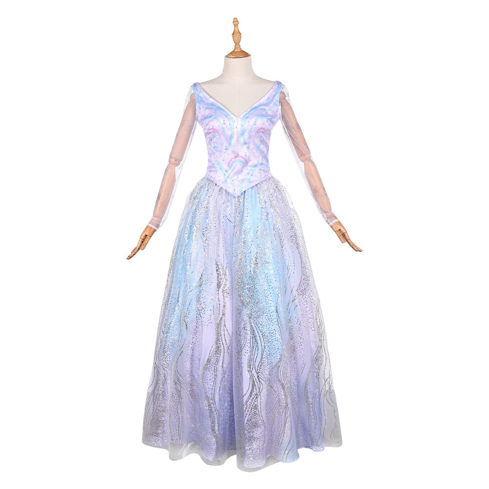 Wicked:For Good Glinda Dreamy Color Outfit Cosplay Costume Outfits Hal TrendsinCosplay Wicked:For Good Glinda Dreamy Color Outfit Cosplay Costume Outfits Hal TrendsinCosplay