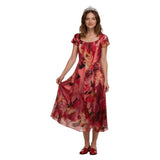 Widow‘s Bay Patricia Women Red Dress Cosplay Costume Outfit Halloween Carnival Suit