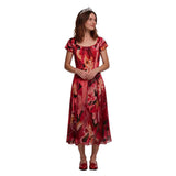 Widow‘s Bay Patricia Women Red Dress Cosplay Costume Outfit Halloween Carnival Suit