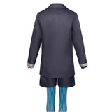 Women Gray School Uniform Cosplay Costume Outfit Halloween Carnival Suit