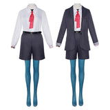 Women Gray School Uniform Cosplay Costume Outfit Halloween Carnival Suit