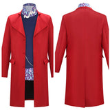 Wonka Wonka Red Outfit Cosplay Costume Outfit Halloween Carnival Suit