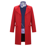 Wonka Wonka Red Outfit Cosplay Costume Outfit Halloween Carnival Suit