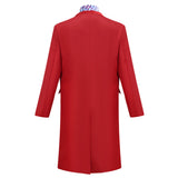 Wonka Wonka Red Outfit Cosplay Costume Outfit Halloween Carnival Suit