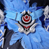 Wuthering Waves Yangyang Xuanling Women Blue Outfit Cosplay Costume Outfit Halloween Carnival Suit