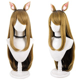 Yani Neko Kansai Neko Cosplay Wig Heat Resistant Synthetic Hair Carnival Halloween Party Props